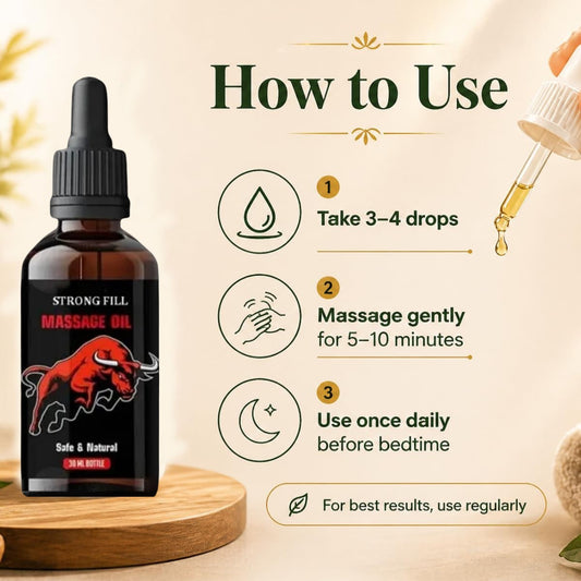 Strong Fill Herbal Massage Oil