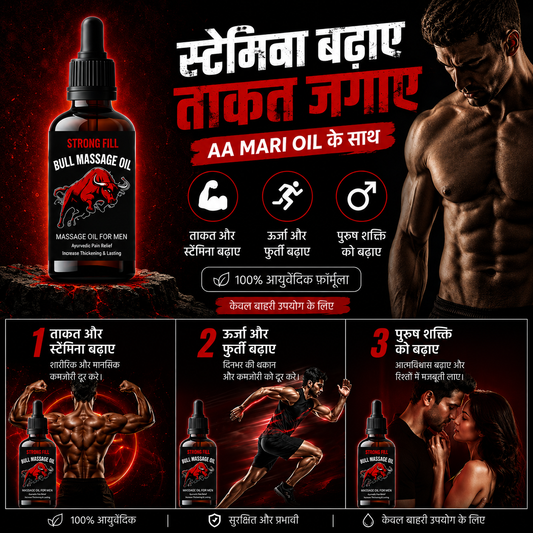 Strong Fill Herbal Massage Oil