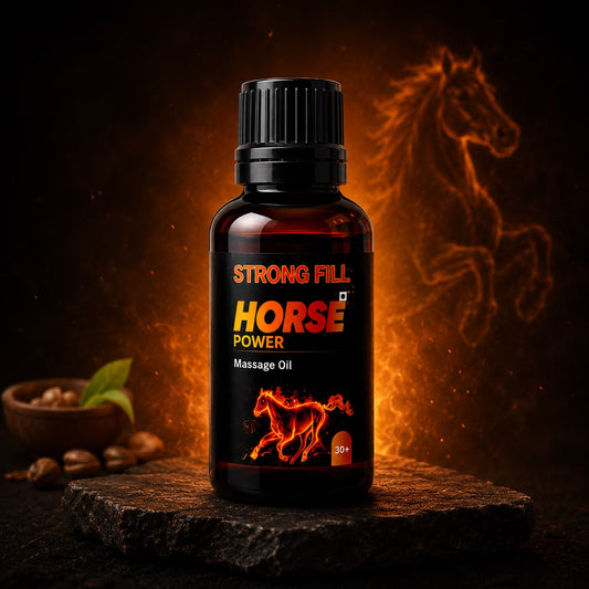 Strong Fill Horse Power Massage Oil