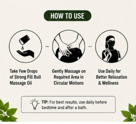 Strong Fill Herbal Massage Oil
