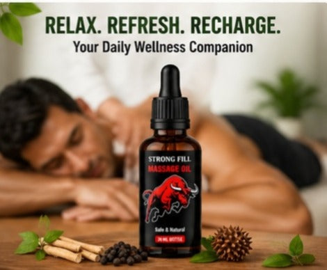 Strong Fill Herbal Massage Oil